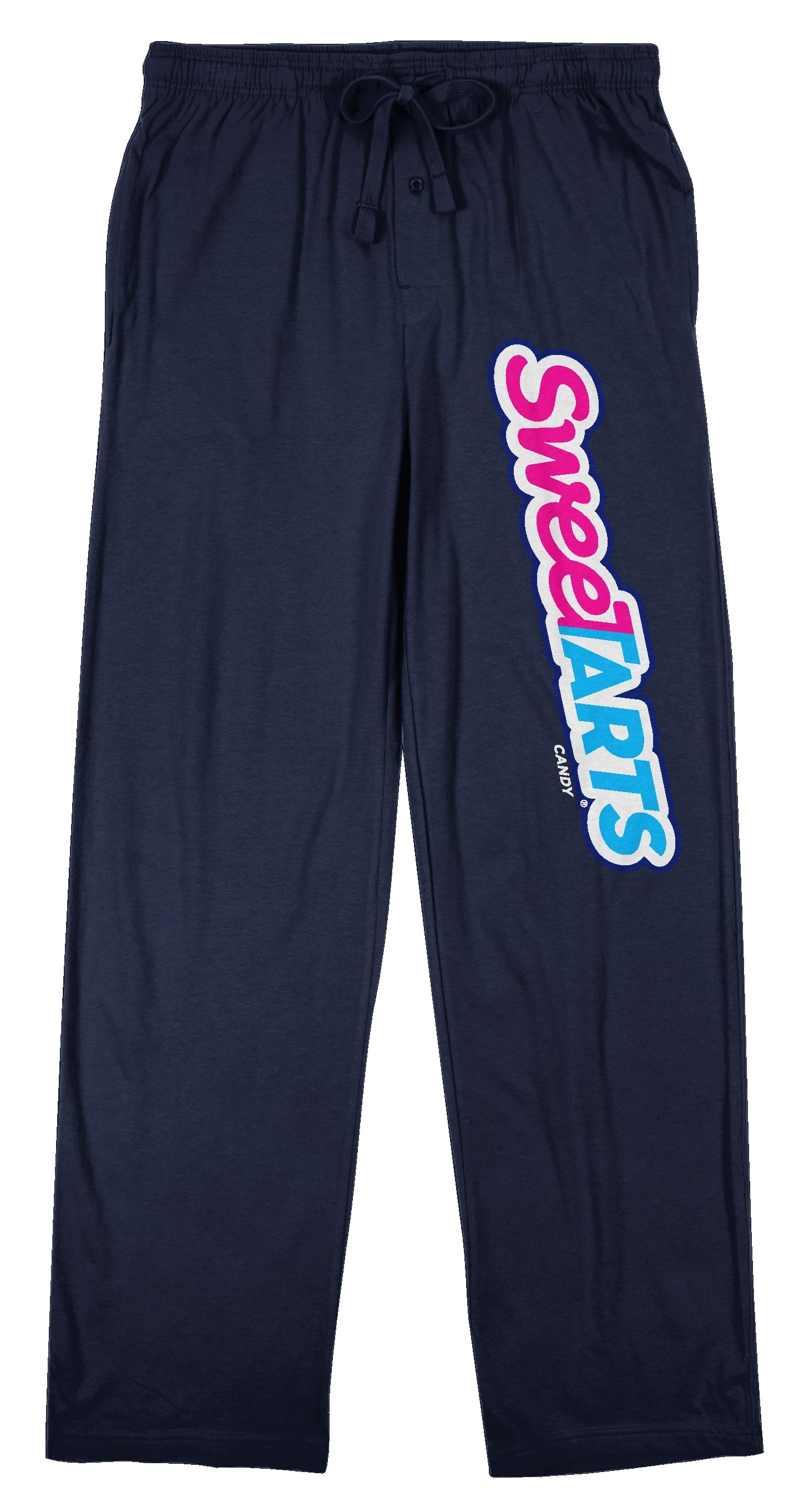 Sweet Tarts Candy Logo Men s Black Graphic Sleep Pants XL