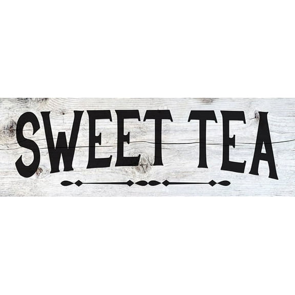 Sweet Tea Farmhouse Chic White Farmhouse Wood Sign Wall Décor Gift 6 x 18 Wood Sign B3-06180028174