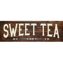 Sweet Tea Farmhouse Rustic Looking Wood Sign Wall Décor Gift 8x24 Wood Sign B3-08240028050