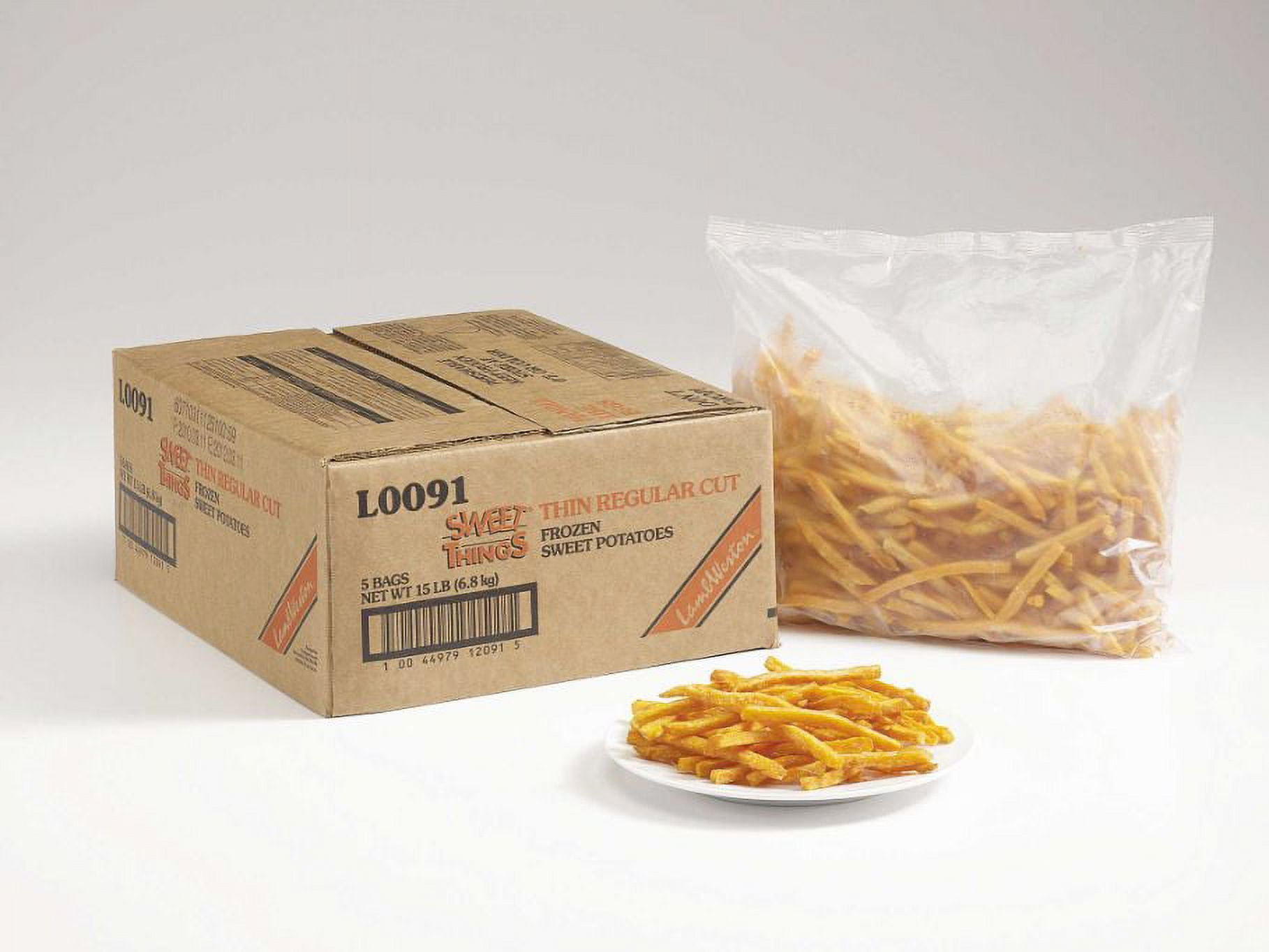Sweet Things Sweet Potato Regular Cut Fry, 3 Pound - 5 per case.