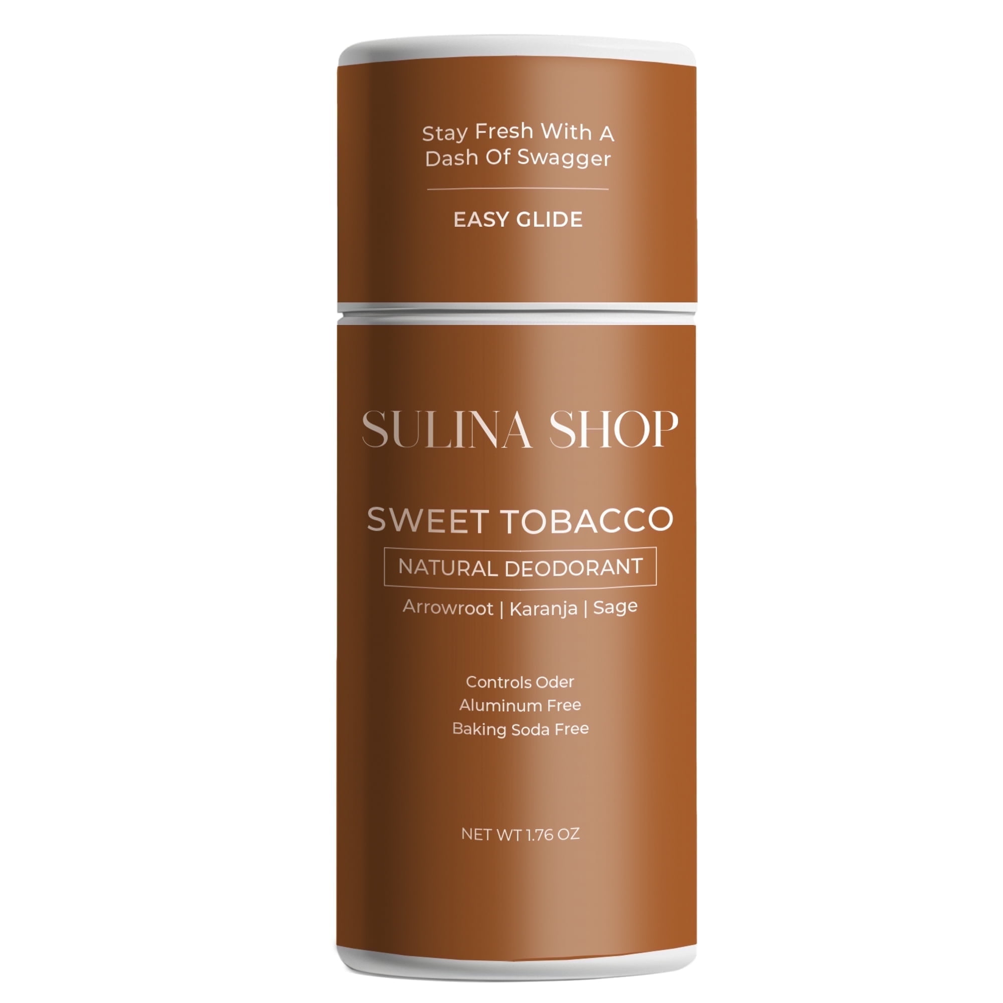 Sweet Tobacco Natural Deodorant No Aluminum, No Baking Soda