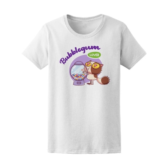 Sweet-Tooth Cat Bubblegum T-Shirt Women -Image by Shutterstock, Female Large