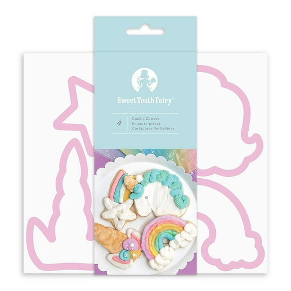 Sweet Tooth Fairy 350359 Unicorn Cookie Cutters Multicolor