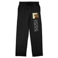thumbnail image 1 of Sweet Tooth Logo and Character Silhouette Men's Black Graphic Sleep Pants-Small, 1 of 5