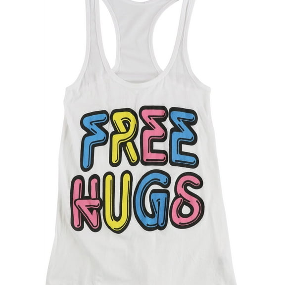 Sweet & Toxic Womens Free Hugs Tank Top, Multicoloured, X-Small