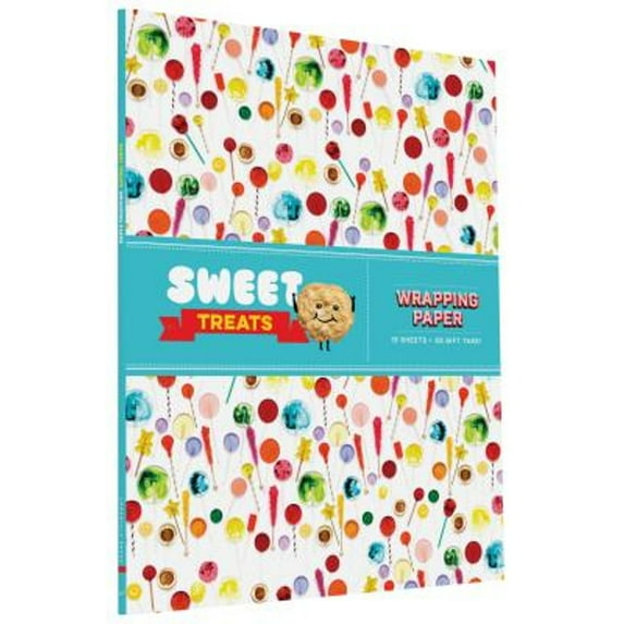 Pre-Owned Sweet Treats Wrapping Paper: 12 Sheets ] 20 Gift Tags! (Hardcover 9781452145211) by Chronicle Books