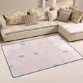 thumbnail image 1 of Sweet Treats with Hearts and Cups Soft Polyester Area Rug 31''x20'', Non Slip, Memory Foam, Water Absorbent, 1 of 7