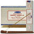 thumbnail image 1 of Sweet Vanilla Incense Sticks And Incense Stick Holder Bundle Insence Insense Satya Incense, 1 of 5