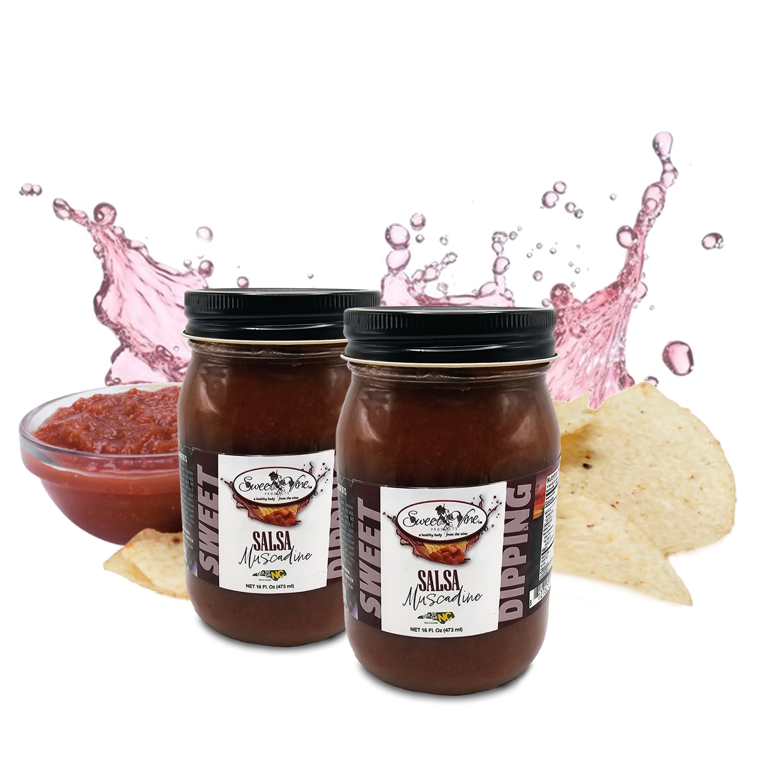 Sweet Vine Products Muscadine Salsa - 2 Pack, Shipping Included