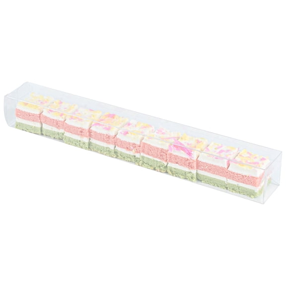 Sweet Vision Clear Plastic Favor Box - Tuck Top, Pop & Lock Bottom - 12" x 1 1/2" x 1 1/2" - 100 count box