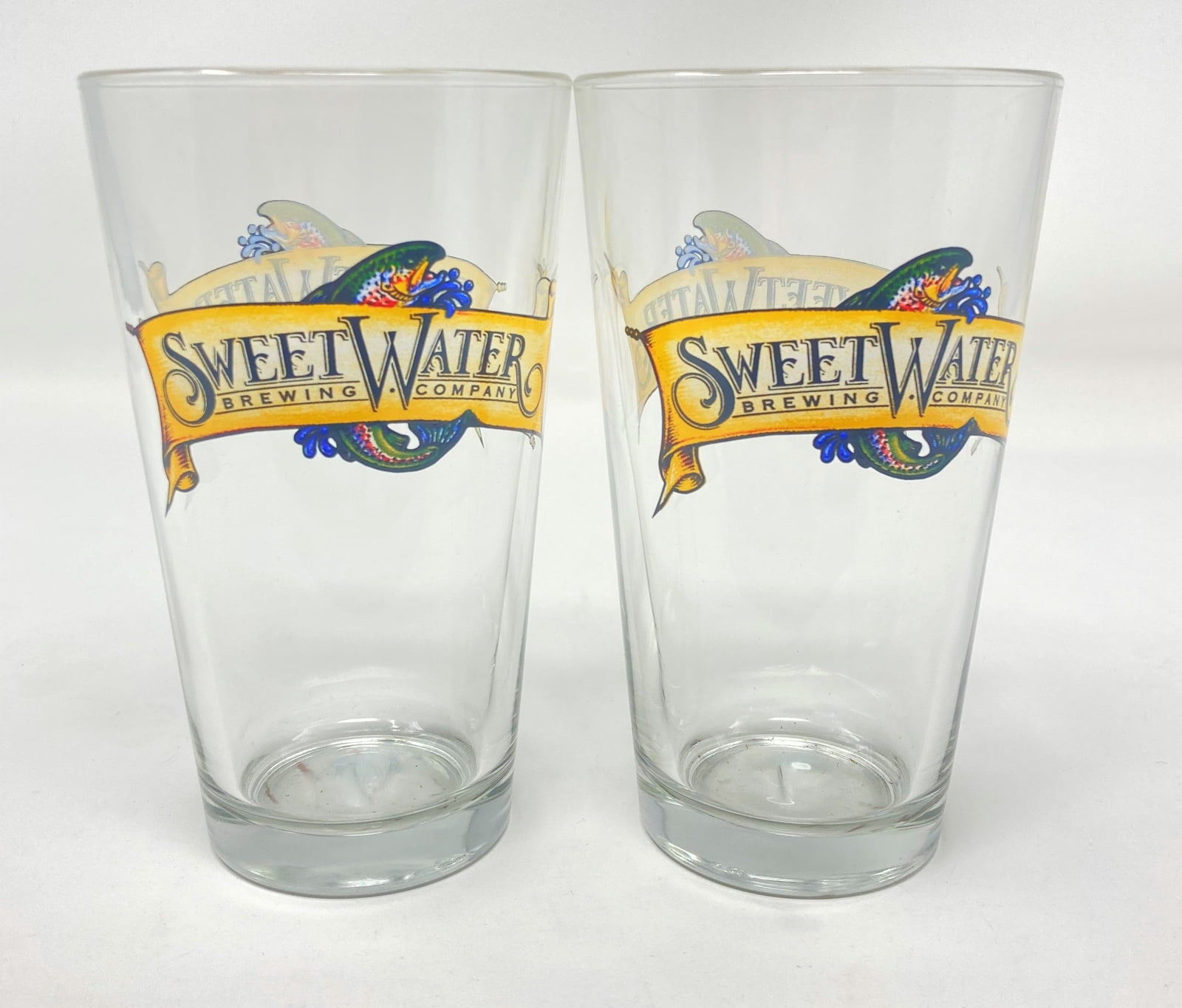 Sweet Water Brewing Co. Pint Beer Glass Set of 2 - Walmart.com