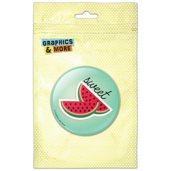 Sweet Watermelon Slices Pinback Button Pin Badge