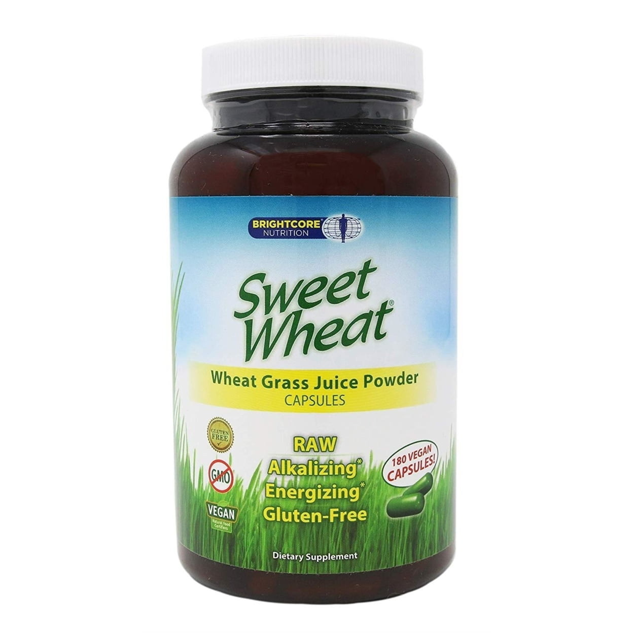 Sweet Wheat Freeze Dried Wheat Grass Juice Powder 180 Caps Superfoods
