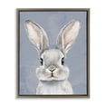 thumbnail image 1 of Stupell Industries Sweet Woodland Rabbit Brown Framed Floater Canvas Wall Art, design by Christine Simpson Art, 1 of 9