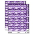 thumbnail image 1 of Sweet Work Candy Teacher Student School Sticker Set - Purple - Matte Finish - 1.5" Small, 1 of 7