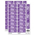 thumbnail image 1 of Sweet Work Pineapples Teacher Student School Sticker Set - Purple - Gloss Finish - 2.00" Large, 1 of 7