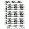 thumbnail image 1 of Sweet Work Pineapples Teacher Student School Sticker Set - White - Gloss Finish - 1.75" Medium, 1 of 7
