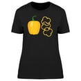 thumbnail image 1 of Sweet Yellow Pepper T-Shirt Women -Image by Shutterstock, Female x-Large, 1 of 2