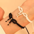 thumbnail image 1 of Sweet and Gold Bead Bow Woven Bracelet for Women'S Fashion Bracelets Sweet and Versatile Bracelet, Diy Knitting Diy, 1 of 8