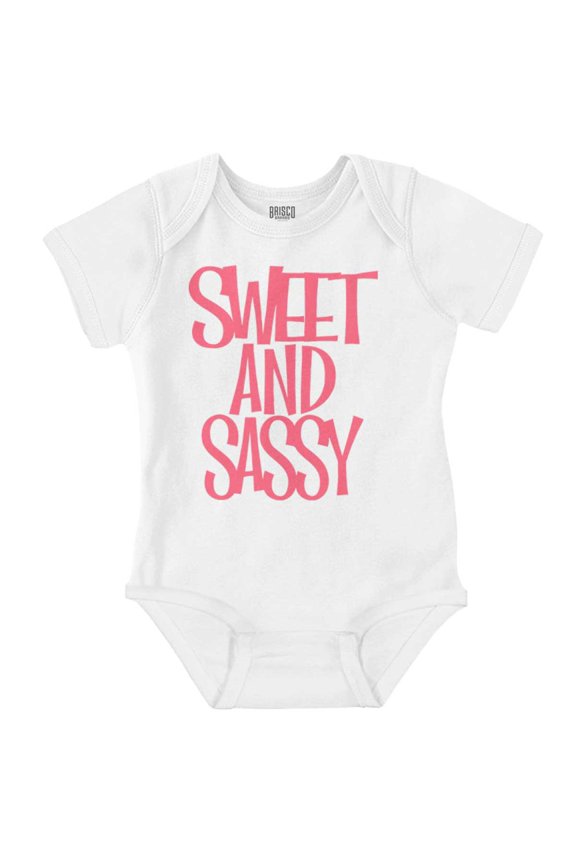 Sweet and Sassy Funny Cute Attitude Bodysuit Jumper Girls Infant Baby Brisco Brands 24M