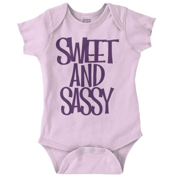 Sweet and Sassy Funny Cute Attitude Bodysuit Jumper Girls Infant Baby Brisco Brands 6M