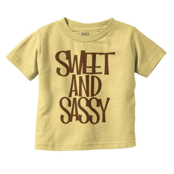 Sweet and Sassy Funny Cute Attitude Youth T Shirt Tee Girls Infant Toddler Brisco Brands 3T