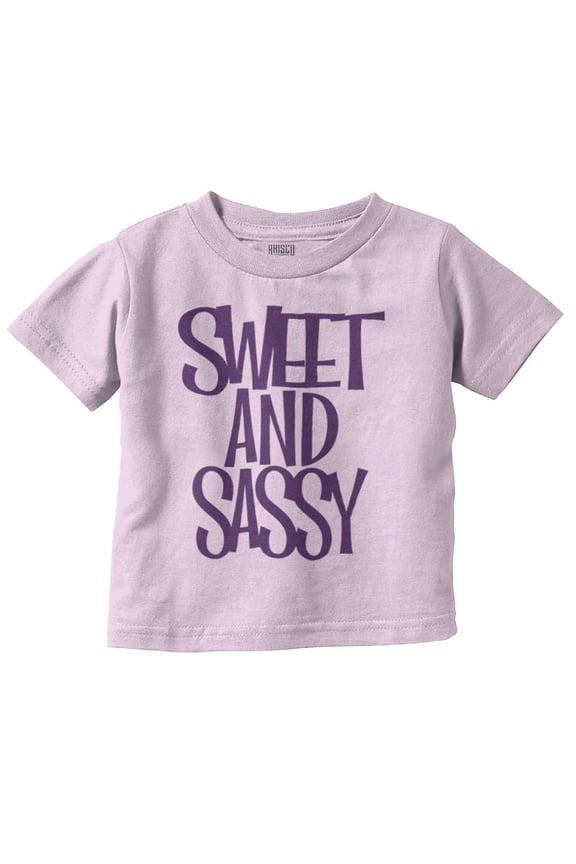 Sweet and Sassy Funny Cute Attitude Youth T Shirt Tee Girls Infant Toddler Brisco Brands 5T