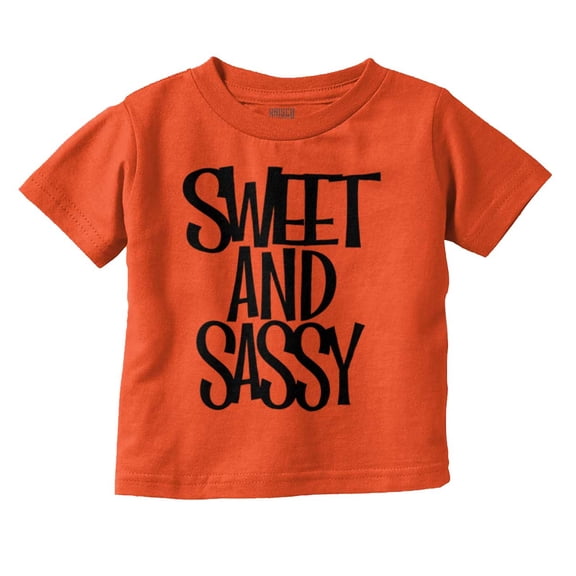 Sweet and Sassy Funny Cute Attitude Youth T Shirt Tee Girls Infant Toddler Brisco Brands 5T