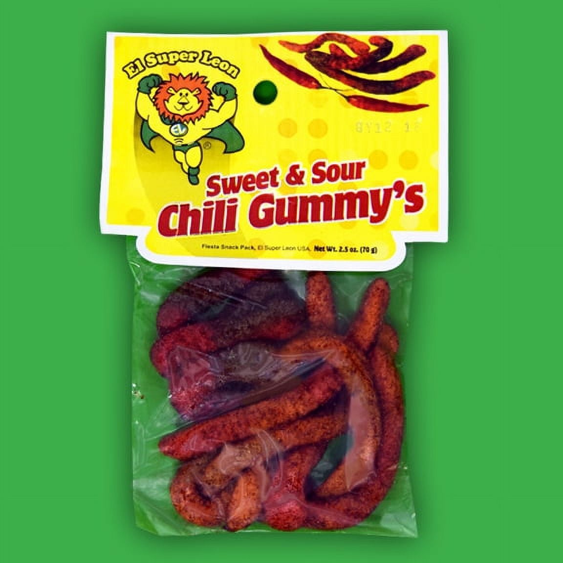 KSC Enterprises Sweet and Sour Chili Gummy Candies, 10 oz