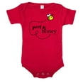 thumbnail image 1 of Sweet as Honey Cute Baby Rompers, Short sleeve Baby bodysuits - Red CA165BABY S6 12-18, 1 of 2