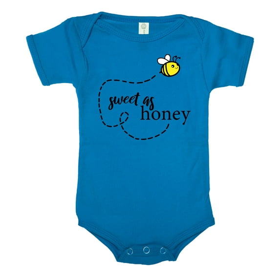 Sweet as Honey Cute Baby Rompers, Short sleeve Baby bodysuits - Royal CA165BABY S6 3-6