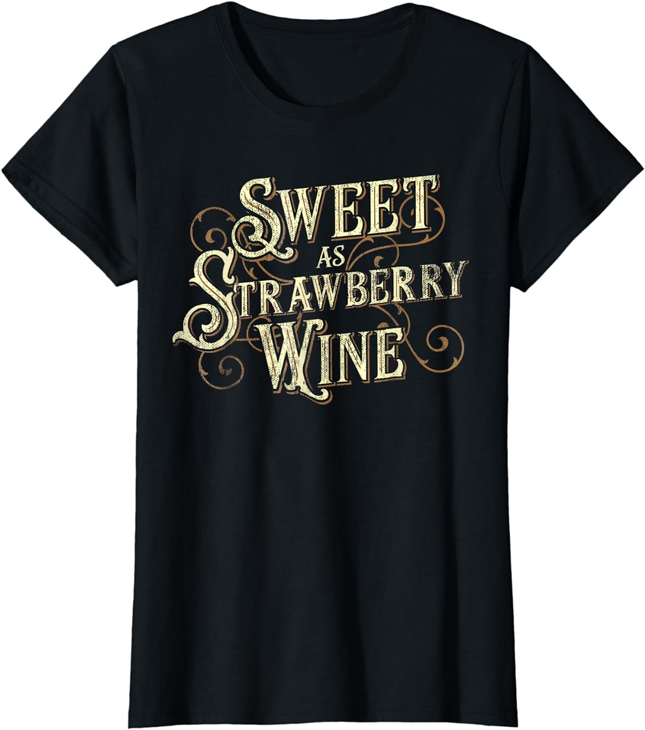 Sweet As Strawberry Wine Ladies Designer Country T Shirt Sweet As Strawberry Wine Ladies Designer Country T Shirt