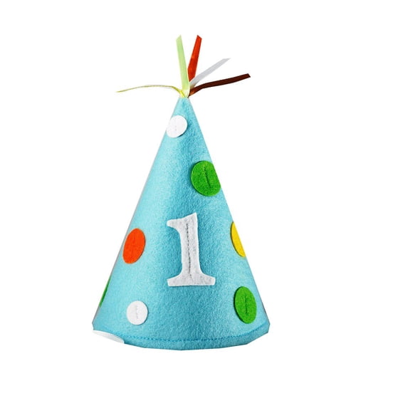 Sweet at One Boys Felt Party Hat, Child Size