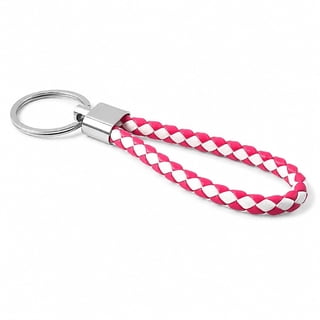 Sweet collection-Braided Wrist Strap Keychain, Key Ring Lanyard for Keys, Bags & Accessories (Assorted Color)