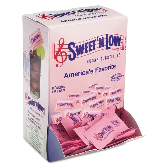 Sweet'n Low Zero Calorie Sweetener, 1 G Packet, 400 Packet/box, 4 Box/carton