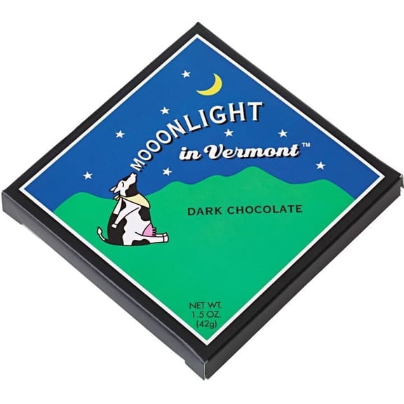 Sweet on Vermont - Mooonlight in Vermont Dark Chocolate Bars - 9-Pack