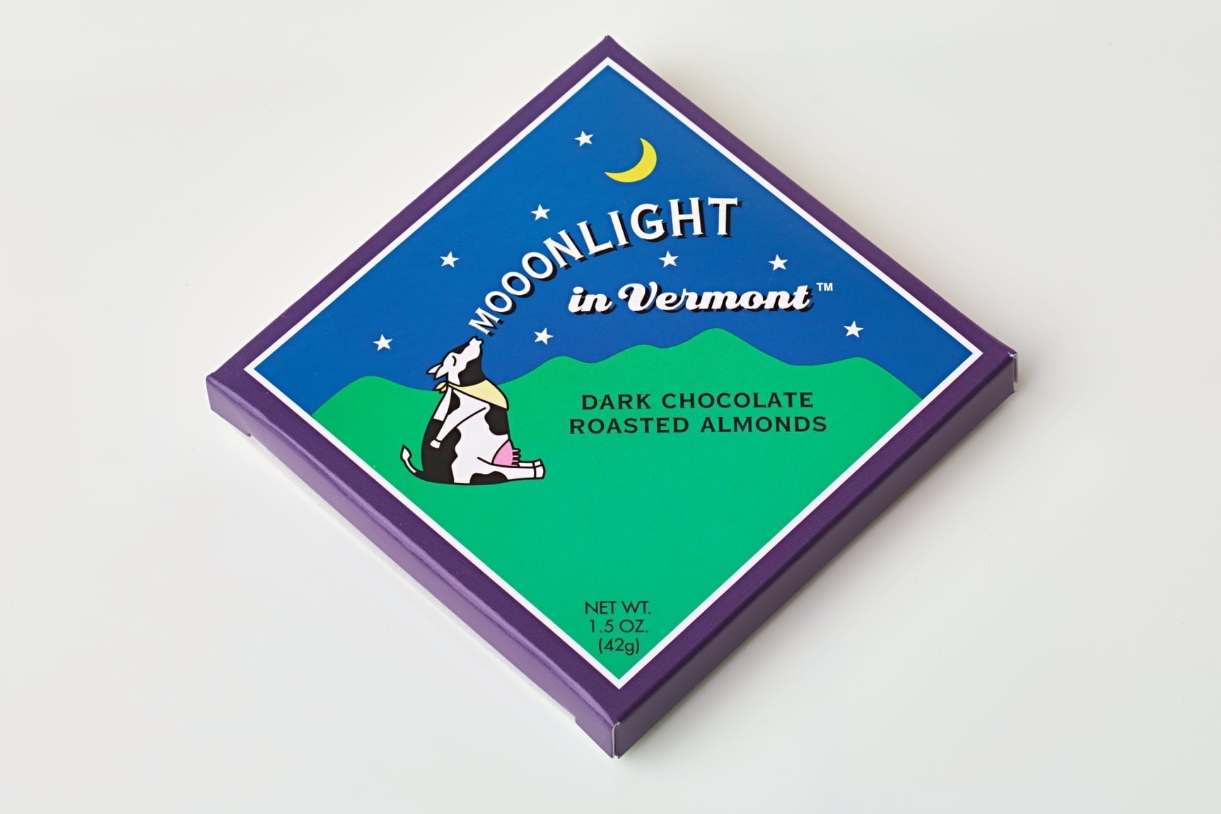 Sweet on Vermont - Mooonlight in Vermont Dark Chocolate Roasted Almond Bars - 9-Pack