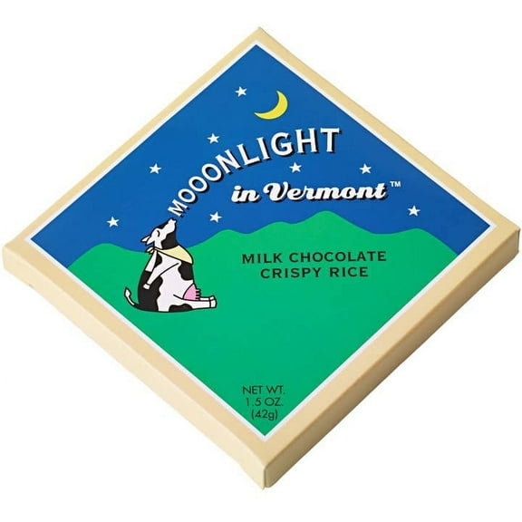 Mooonlight in Vermont Milk Chocolate Crispy Rice Bars, 9-Pack, 1.5 oz, Gluten-Free