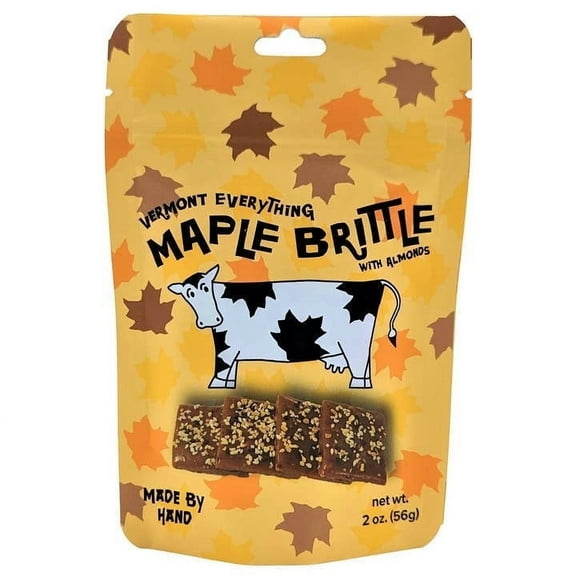 Sweet on Vermont - Vermont Everything Maple Brittle With Almonds - Four 2oz Pouches