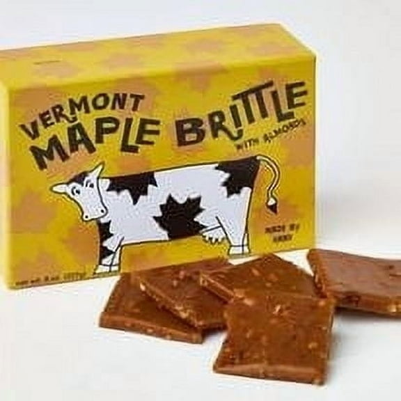 Sweet on Vermont - Vermont Maple Brittle with Almonds - 8 oz Box