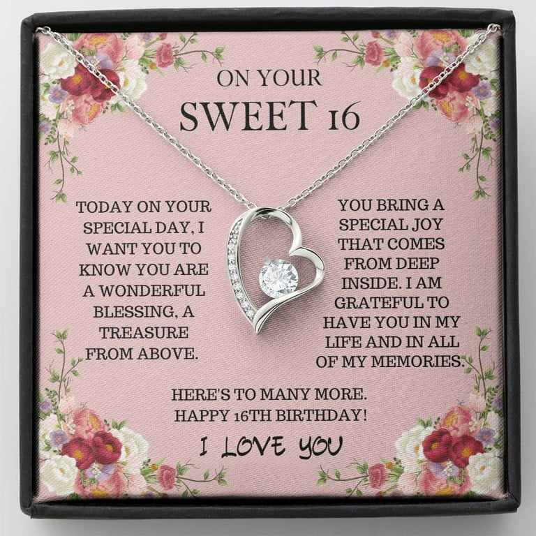 Sweet 16 shop necklace
