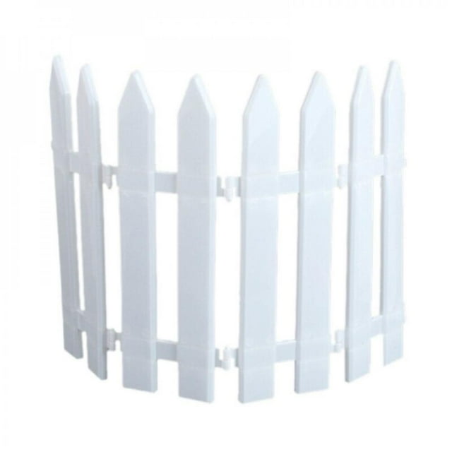 SweetCandy Christmas Decorations Christmas Tree Fence White Plastic