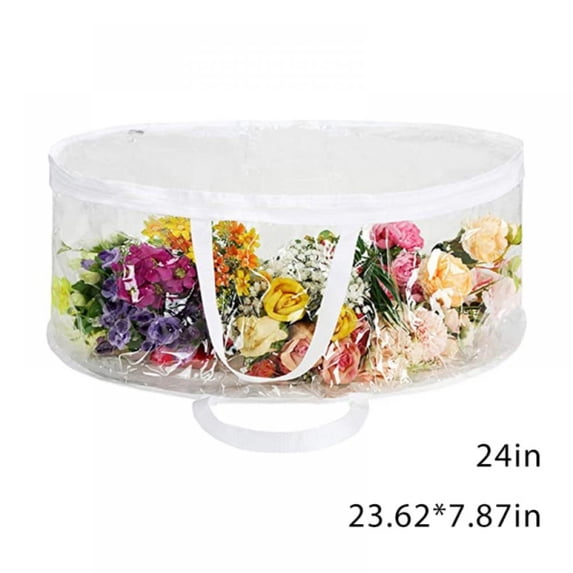 SweetCandy Wreath Storage Bag Seasonal Storage for Easter Clear Everyday Bag