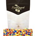 thumbnail image 1 of SweetGourmet Fruit Shaped Pressed Coated Hard Candy | Peach, Blueberry, Strawberry, Banana | 1 Pound, 1 of 6