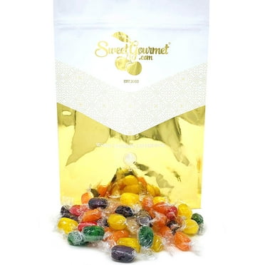 SweetGourmet Assorted Fruit Barrels | Wrapped Bulk Hard Candy | 5 pounds