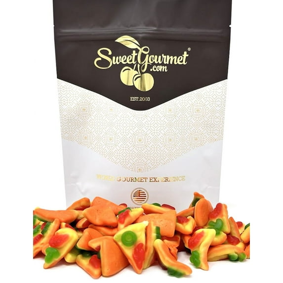 SweetGourmet Gummy Pizza Slices Candy Bulk | 1 Pound