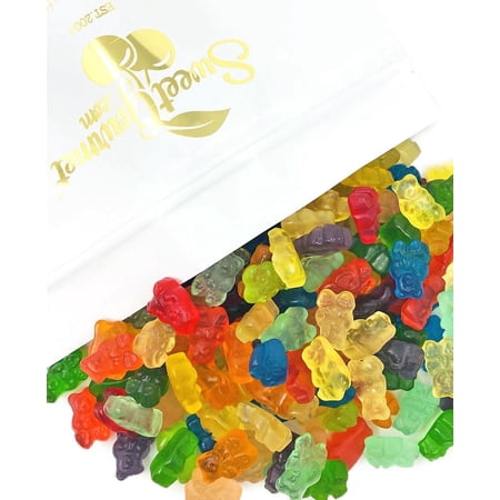 SweetGourmet Assorted Gummi Bears 12 Flavors | Lemon, Cherry, Orange, Pineapple, Strawberry, Apple, Mango, Lime, Watermelon, Raspberry, Grapefruit, Grape | Bulk Candy Gummy | 3 Pounds