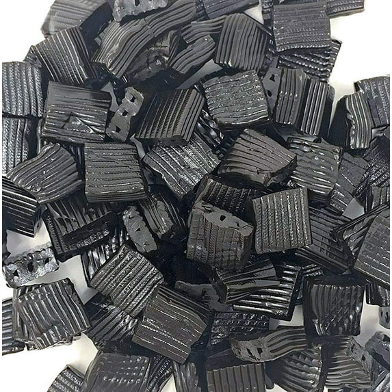 SweetGourmet Black Tire Tracks Licorice Candy, Finnish Tire Tread, 3 Pounds