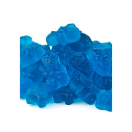 SweetGourmet Blue Raspberry Gummy Bears Bulk Candy | 1 Pound
