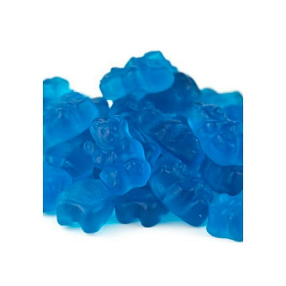 SweetGourmet Blue Raspberry Gummy Bears Bulk Candy | 1 Pound
